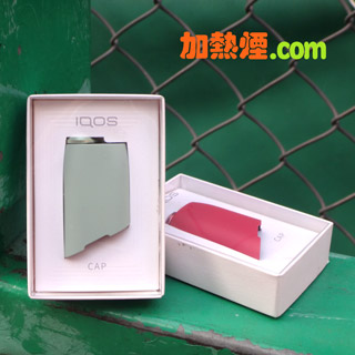 IQOS 3 MULTI 上蓋帽蓋薄菏綠色與粉紅色