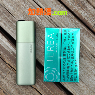 ISMOD BLAZE 綠色配 IQOS TEREA 薄荷煙彈