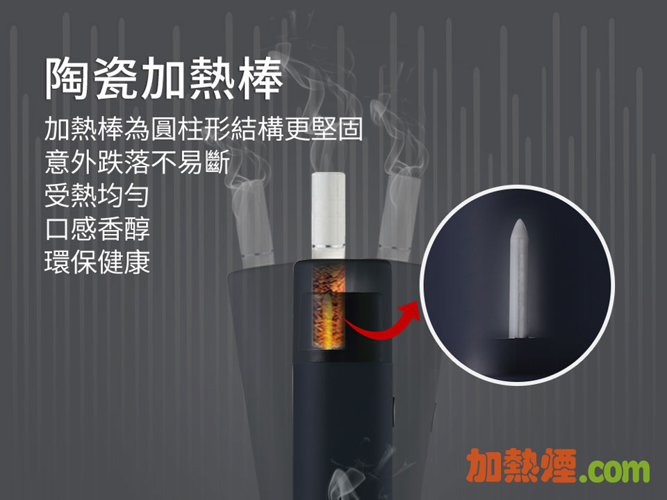 HiTaste P6 Mini 採用加熱針加熱的 IQOS 兼容加熱煙機