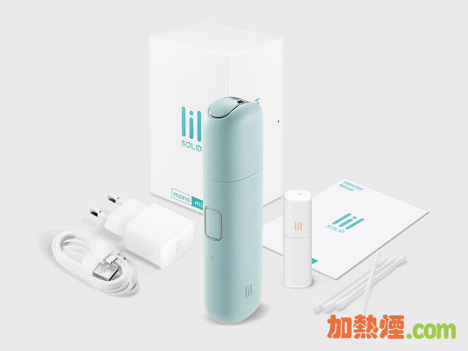 LIL SOLID MINI 韓國微型加熱煙機淺綠色白色齊備